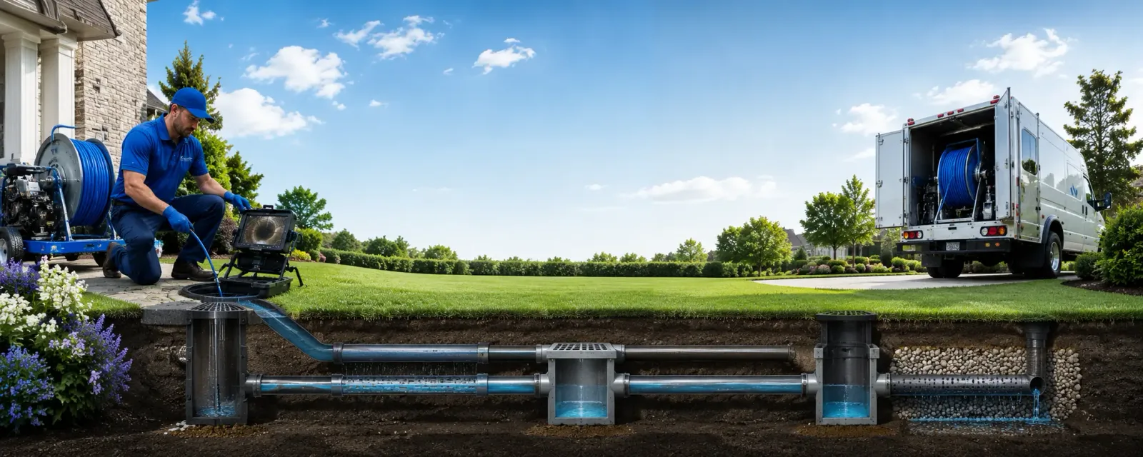 Outdoor drain cleaning information for Mannford, OK